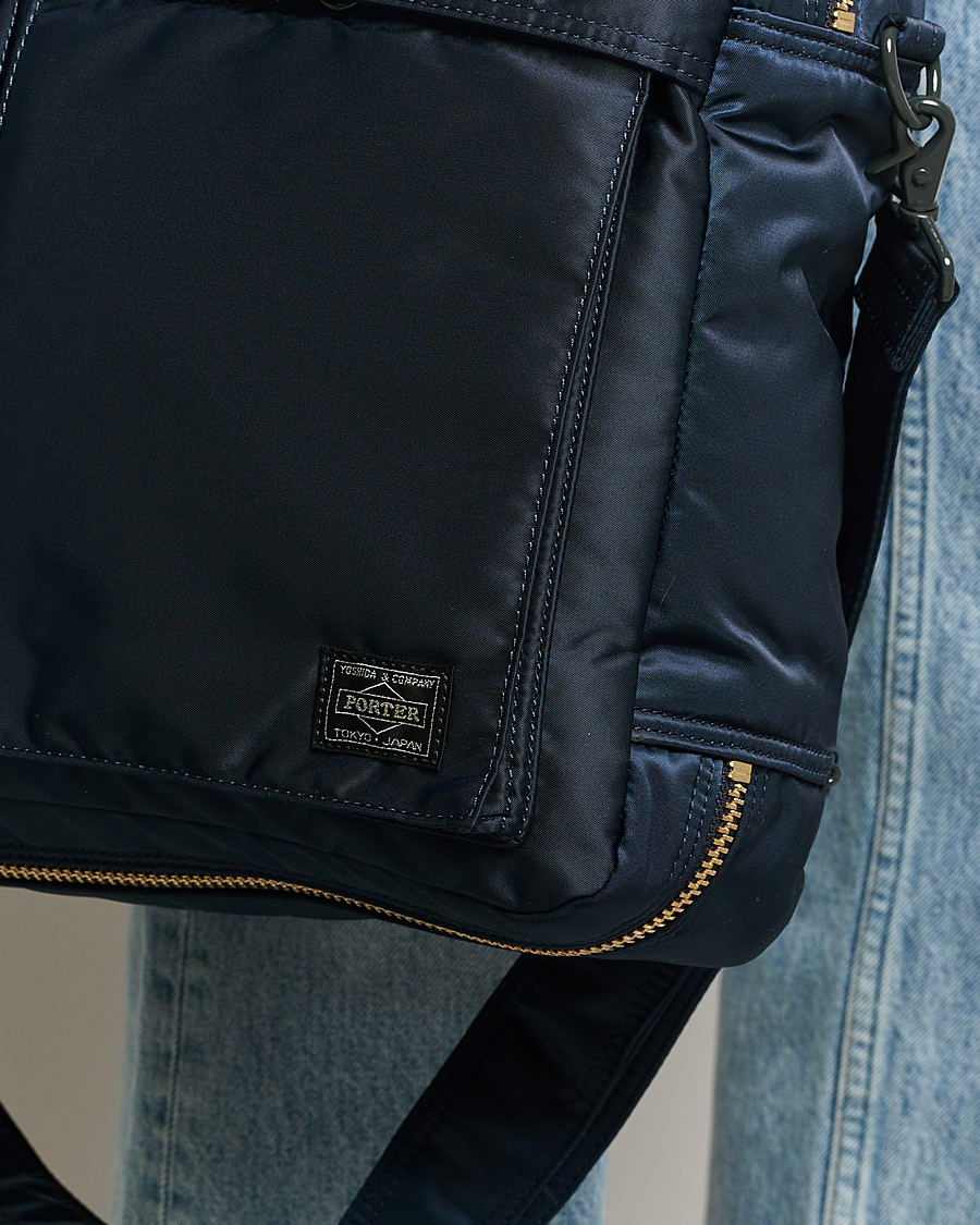 Herre | Porter-Yoshida & Co. Tanker 3Way Briefcase Iron Blue | Porter-Yoshida & Co. | Tanker 3Way Briefcase Iron Blue