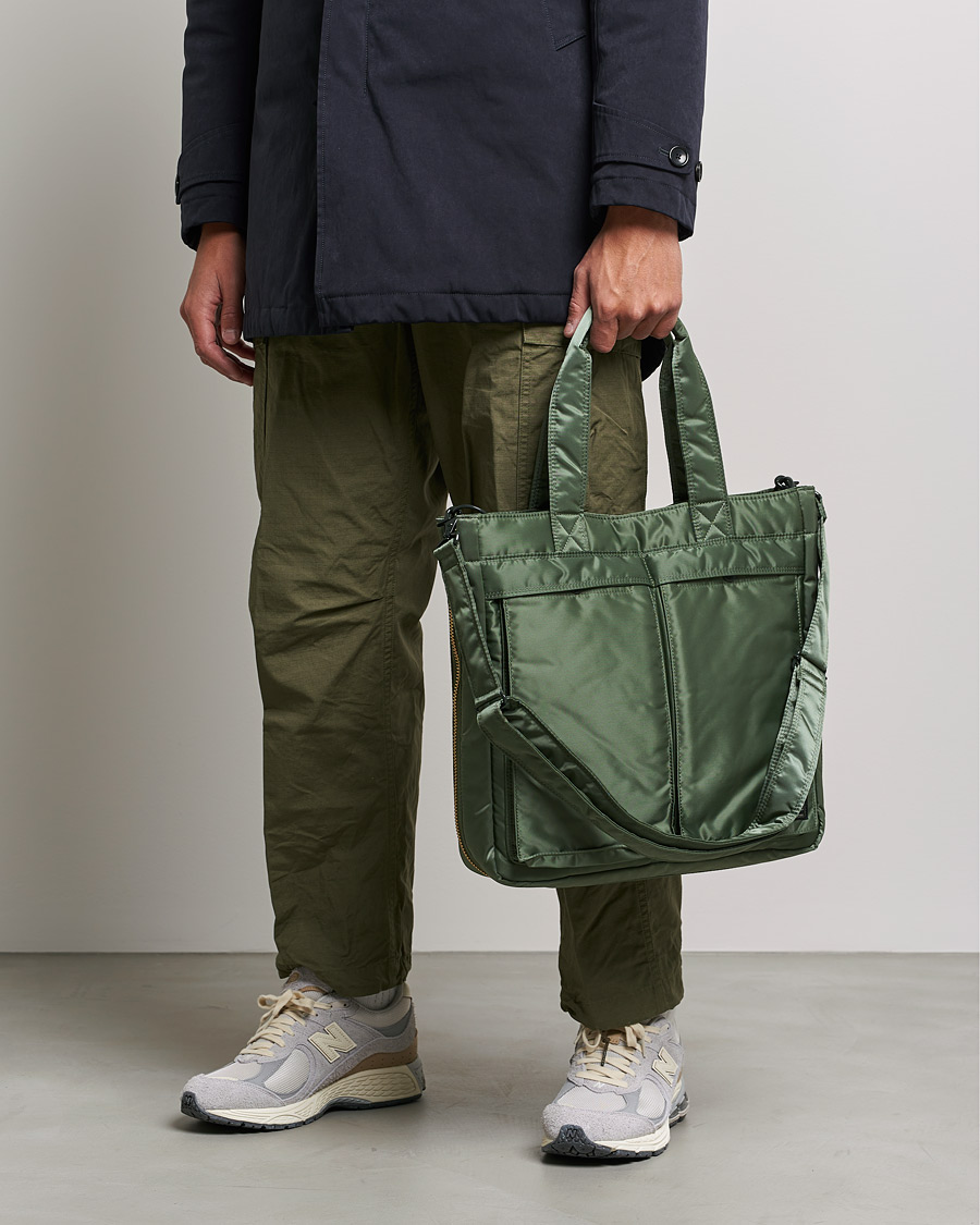 Herre | Totebags | Porter-Yoshida & Co. | Tanker Tote Bag Sage Green