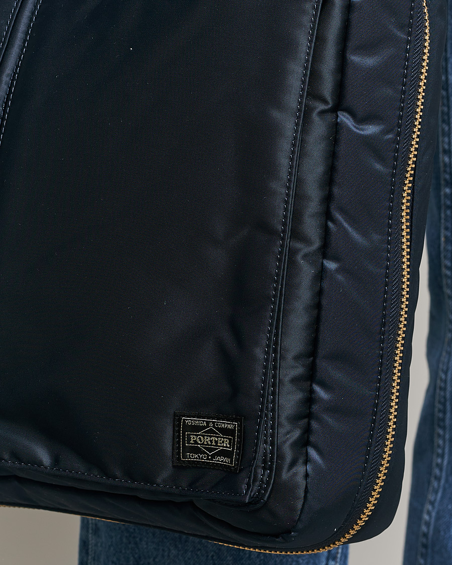 Herre | Porter-Yoshida & Co. Tanker Tote Bag Iron Blue | Porter-Yoshida & Co. | Tanker Tote Bag Iron Blue