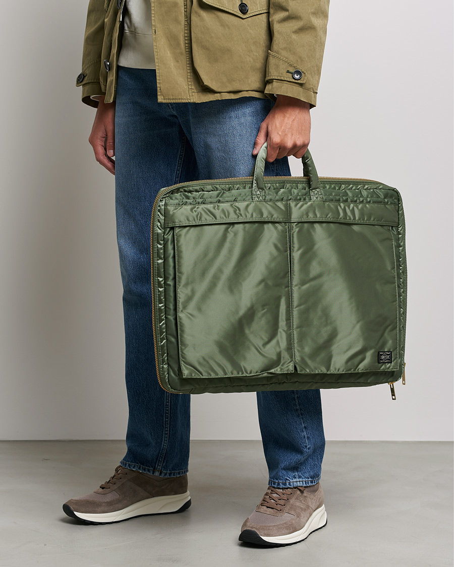 Herre | Avdelinger | Porter-Yoshida & Co. | Tanker Garment Bag Sage Green