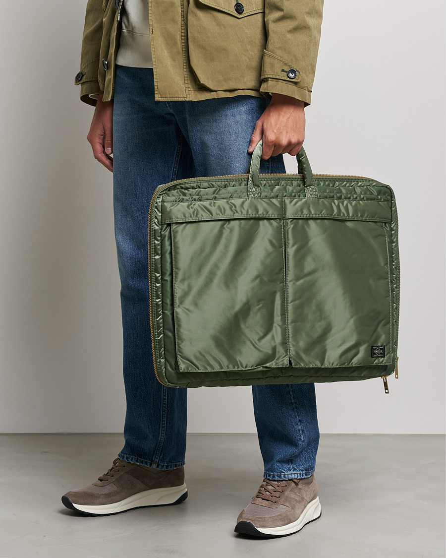 Herre | Japanese Department | Porter-Yoshida & Co. | Tanker Garment Bag Sage Green