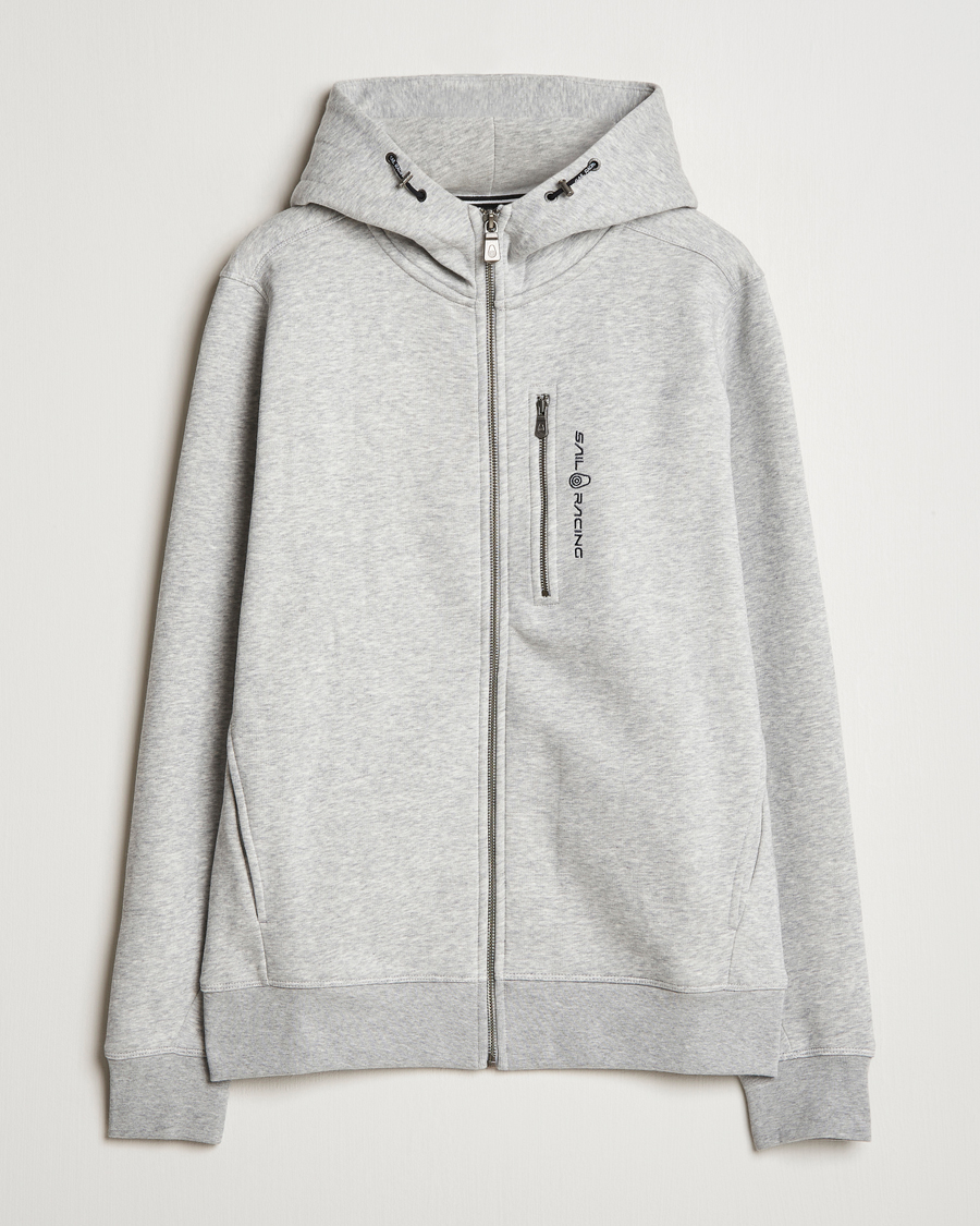 Herre | Gensere | Sail Racing | Bowman Full Zip Hoodie Grey Melange