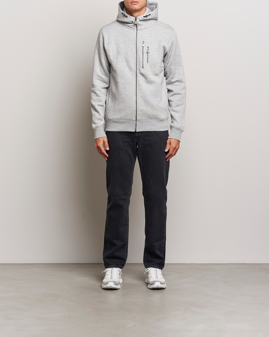 Herre | Gensere | Sail Racing | Bowman Full Zip Hoodie Grey Melange