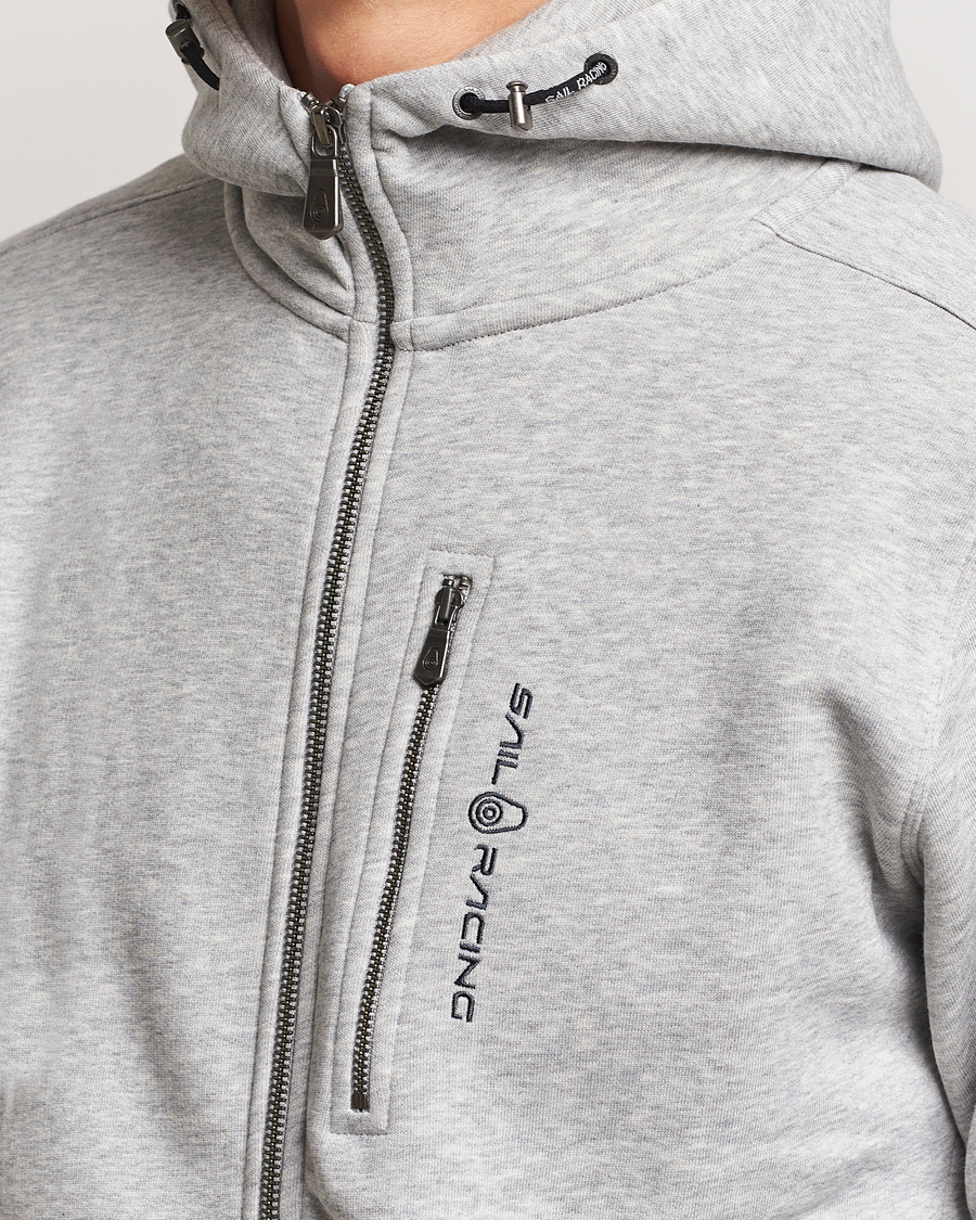 Herre | Gensere | Sail Racing | Bowman Full Zip Hoodie Grey Melange