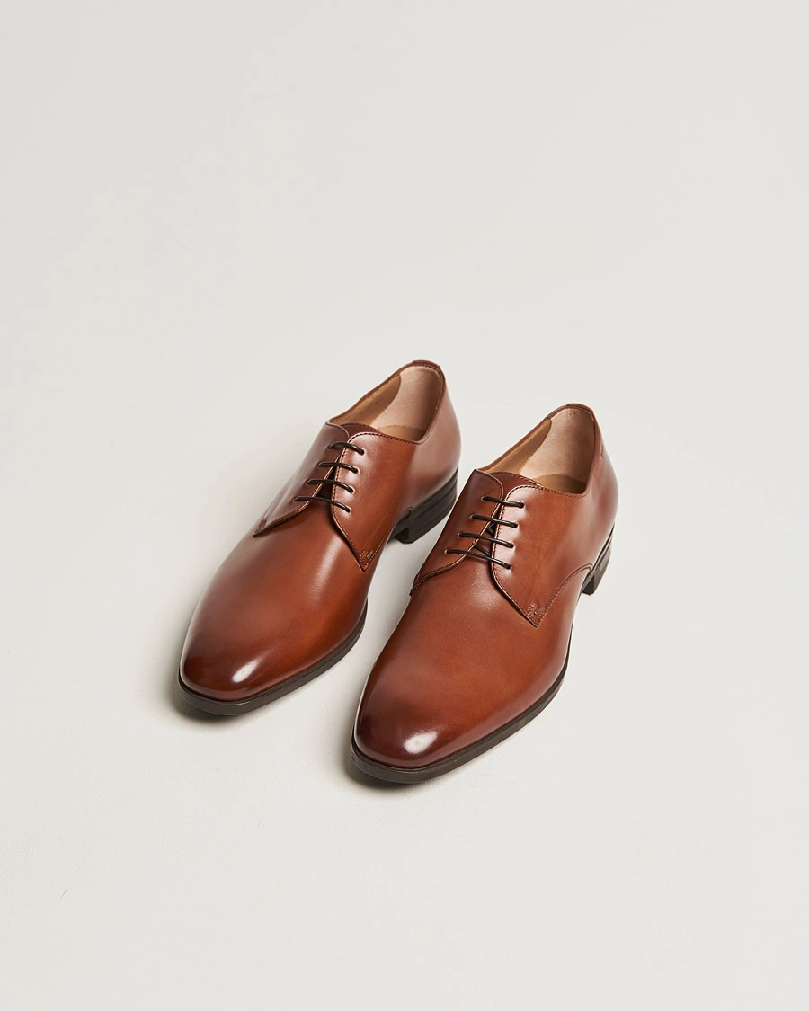 Herre | Business & Beyond | BOSS | Kensington Leather Derbys Medium Brown
