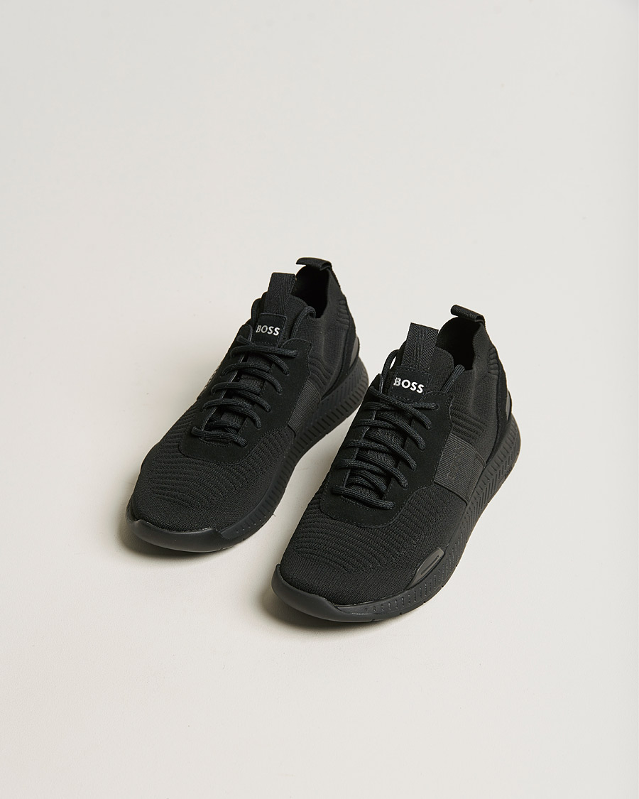 Herre | Titanium Running Sneaker Black | BOSS BLACK | Titanium Running Sneaker Black