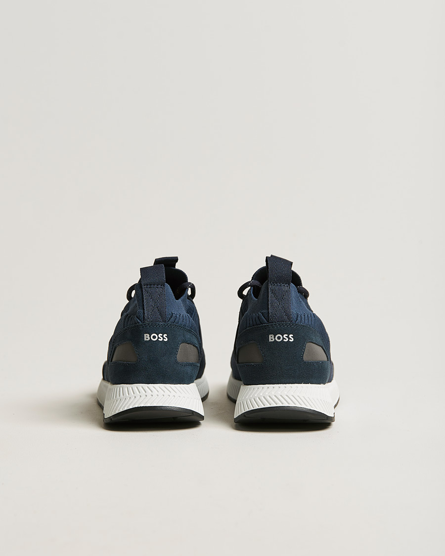 Herre | Titanium Running Sneaker Dark Blue | BOSS BLACK | Titanium Running Sneaker Dark Blue