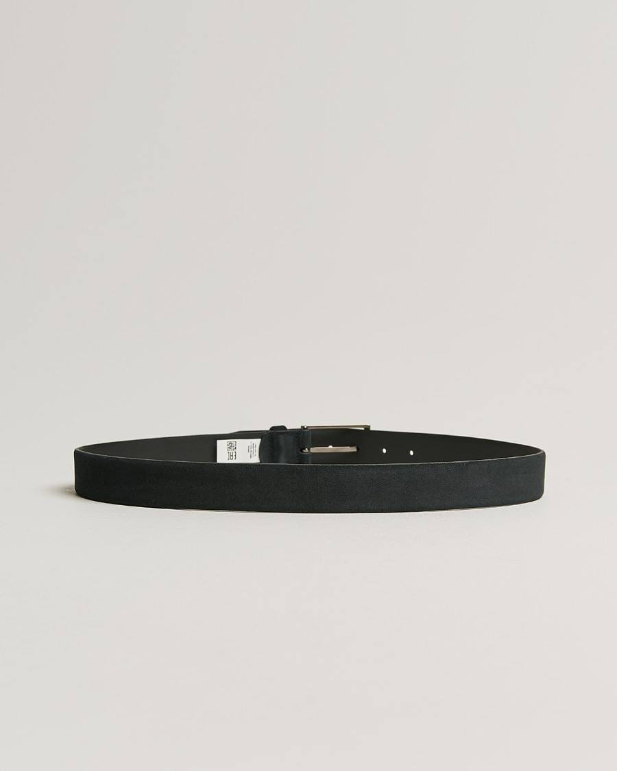 Herre | Assesoarer | BOSS BLACK | Calindo Suede Belt Dark Blue