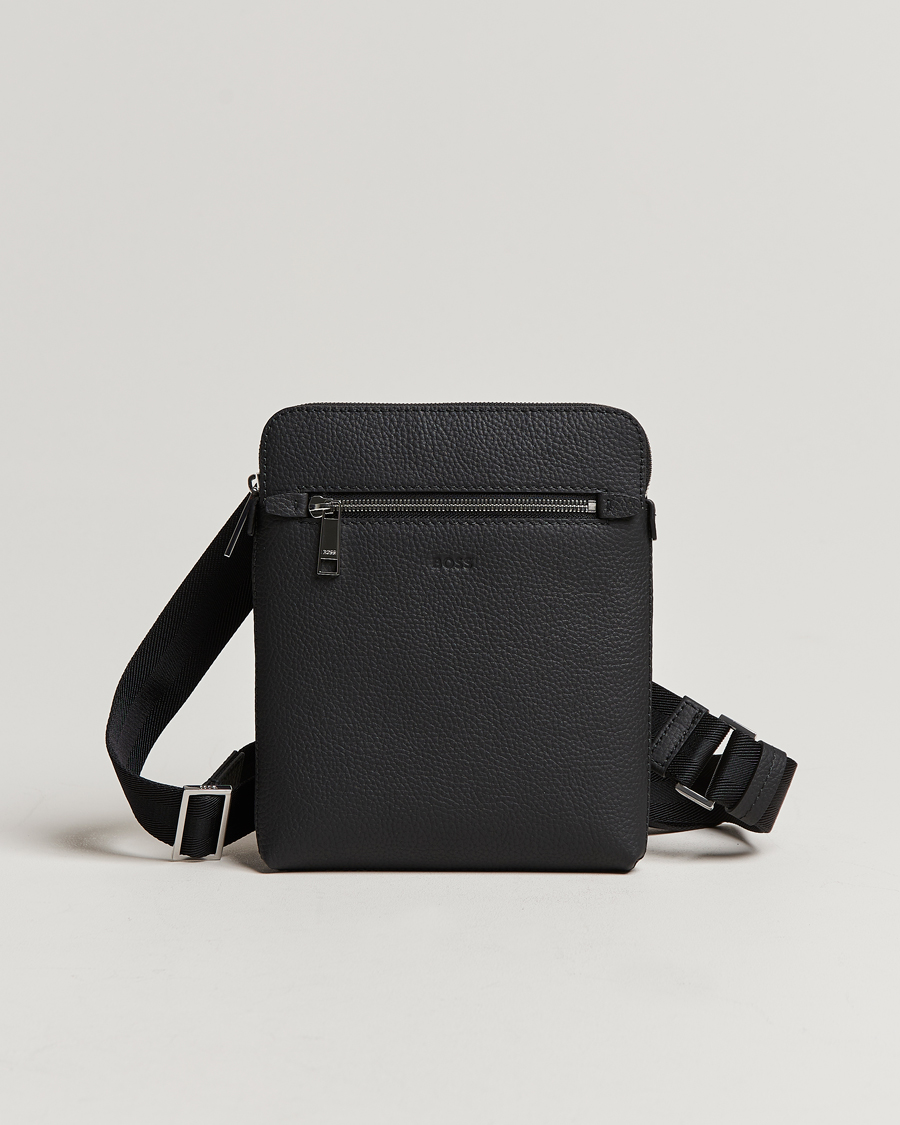 Herre | Skuldervesker | BOSS BLACK | Crosstown Leather Bag Black