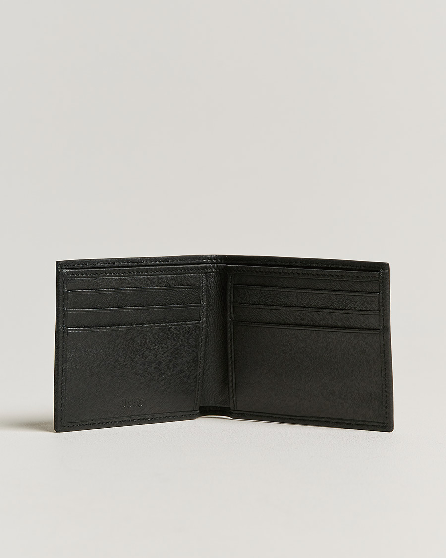 Herre | Lommebøker | BOSS BLACK | Signature Leather Wallet Black