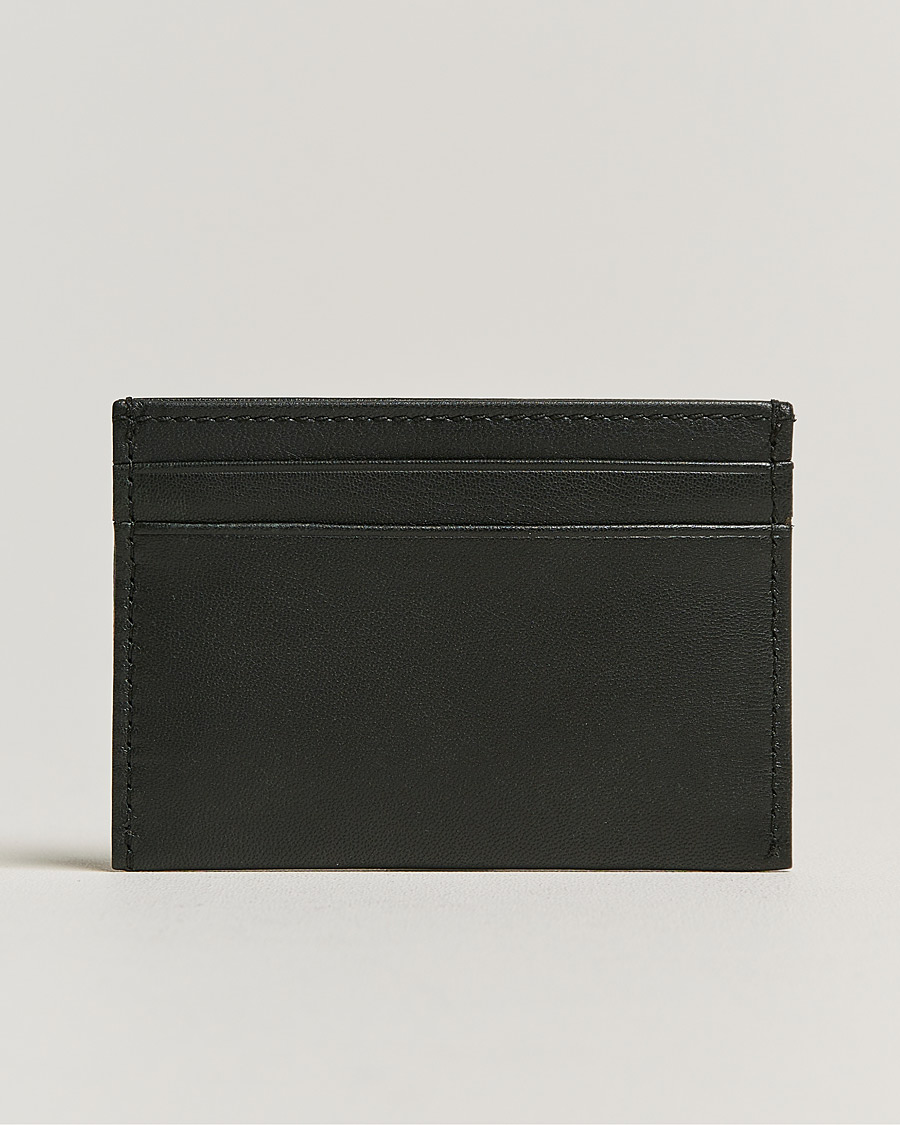 Herre | Lommebøker | BOSS | Signature Leather Card Holder Black