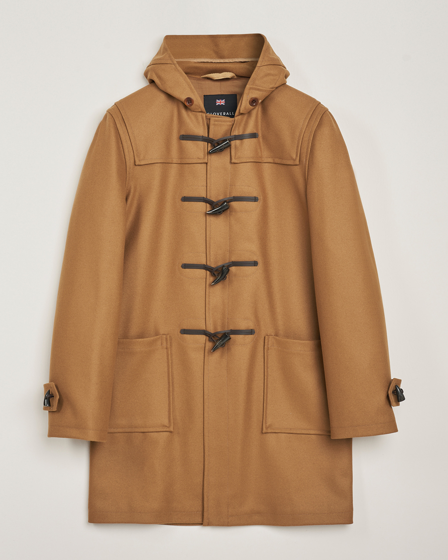 Herre | Jakker | Gloverall | Cashmere Blend Duffle Coat Camel