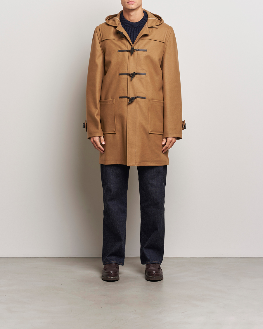 Herre | Jakker | Gloverall | Cashmere Blend Duffle Coat Camel
