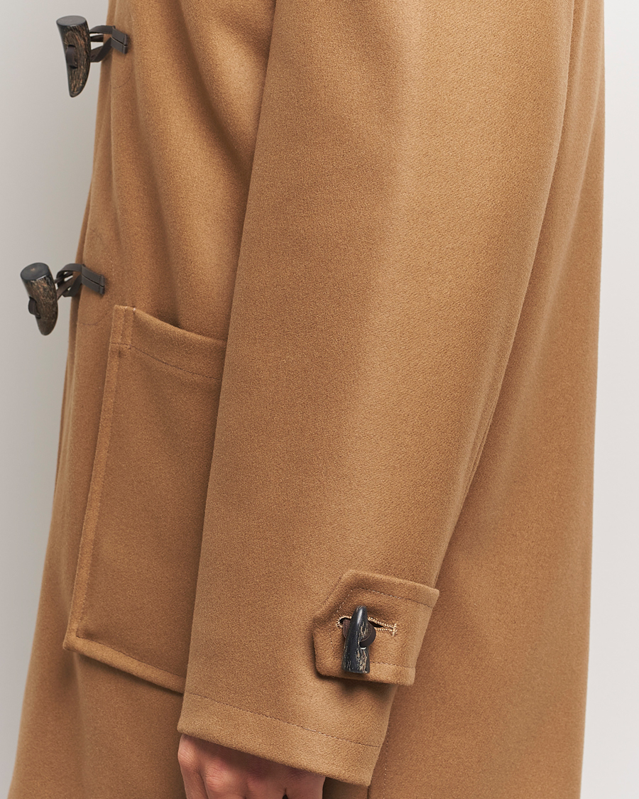 Herre | Jakker | Gloverall | Cashmere Blend Duffle Coat Camel