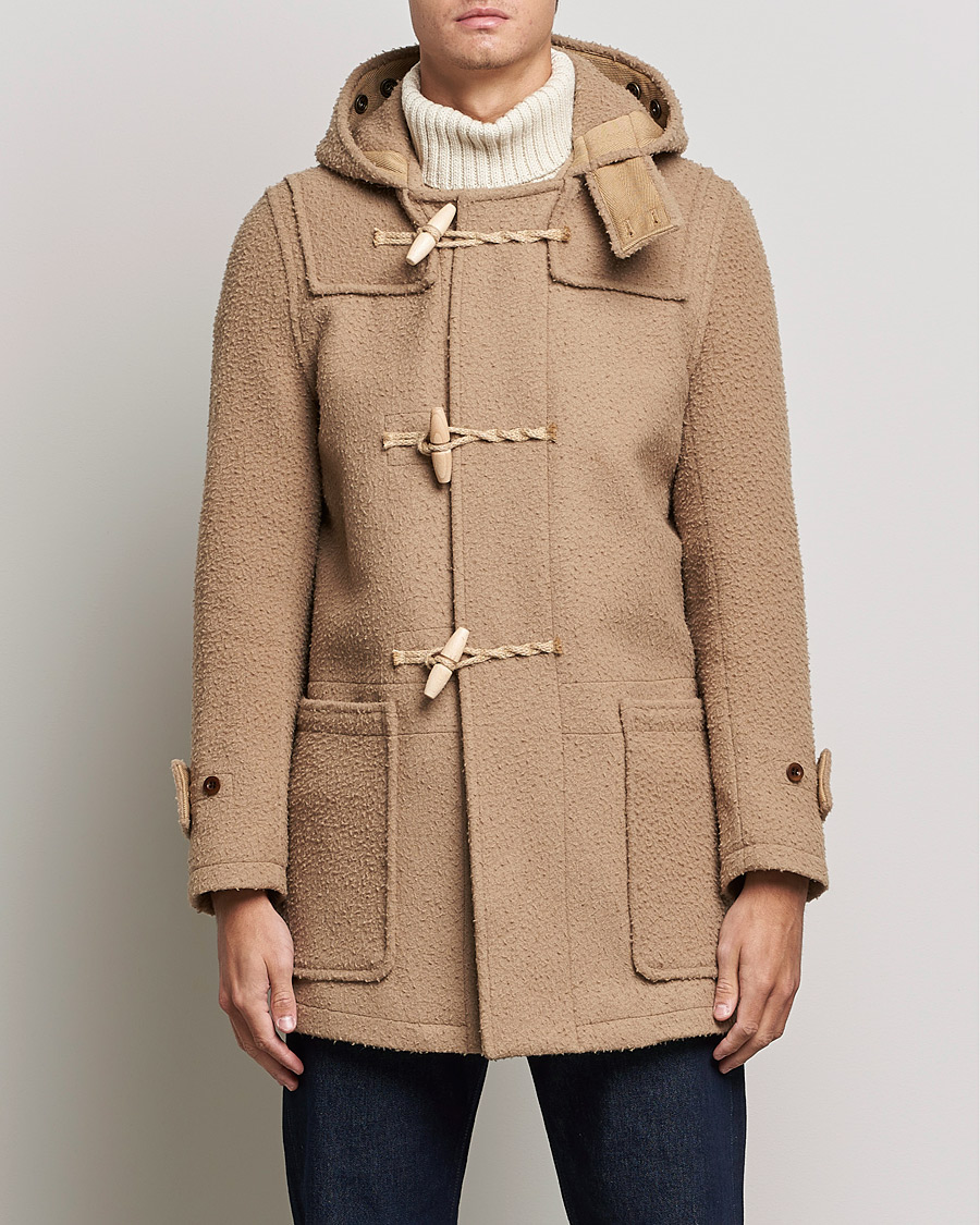 Herre | Gloverall | Gloverall | Monty Casentino Wool Duffle Coat Camel