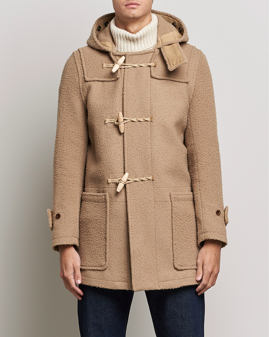 Herre | Dressede jakker | Gloverall | Monty Casentino Wool Duffle Coat Camel