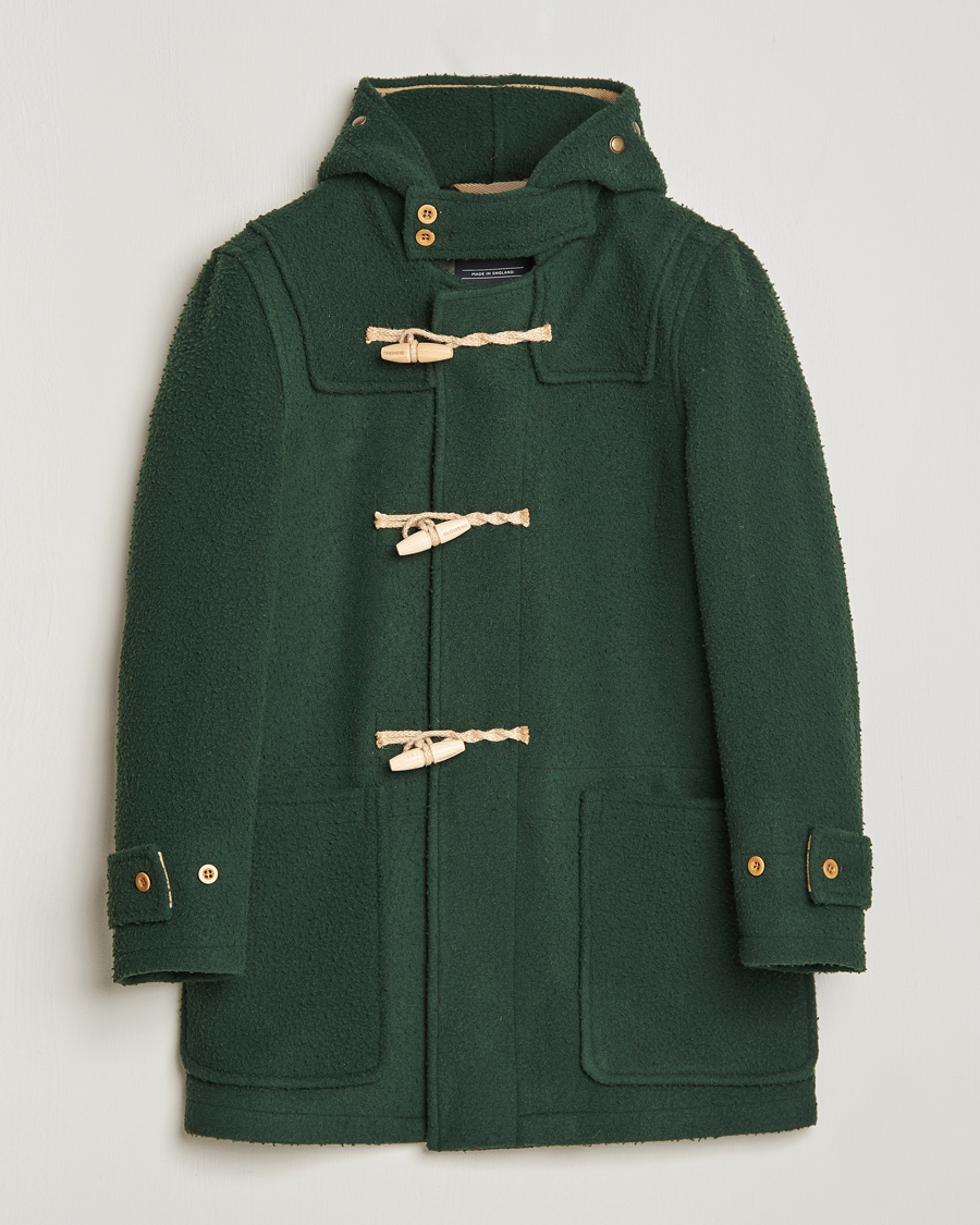 Herre | Jakker | Gloverall | Monty Casentino Wool Duffle Coat Moss