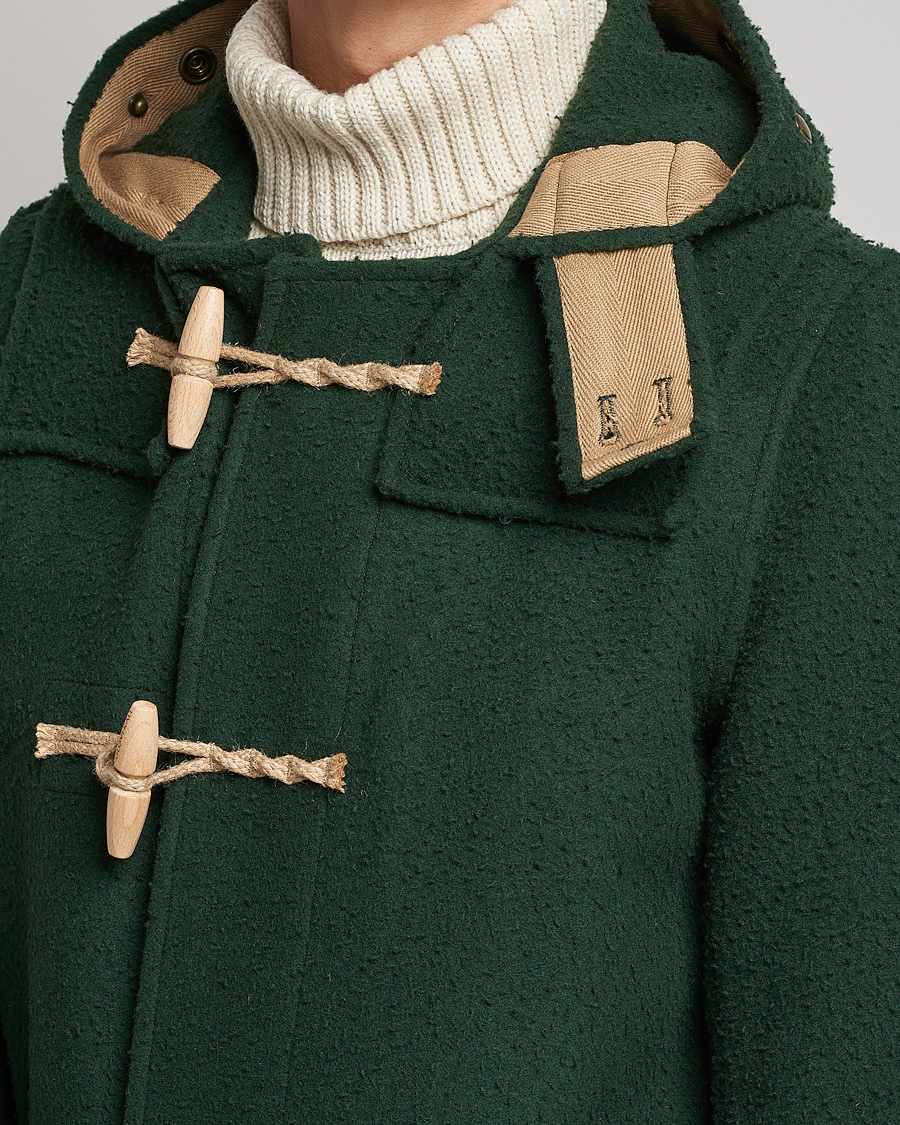 Herre | Jakker | Gloverall | Monty Casentino Wool Duffle Coat Moss
