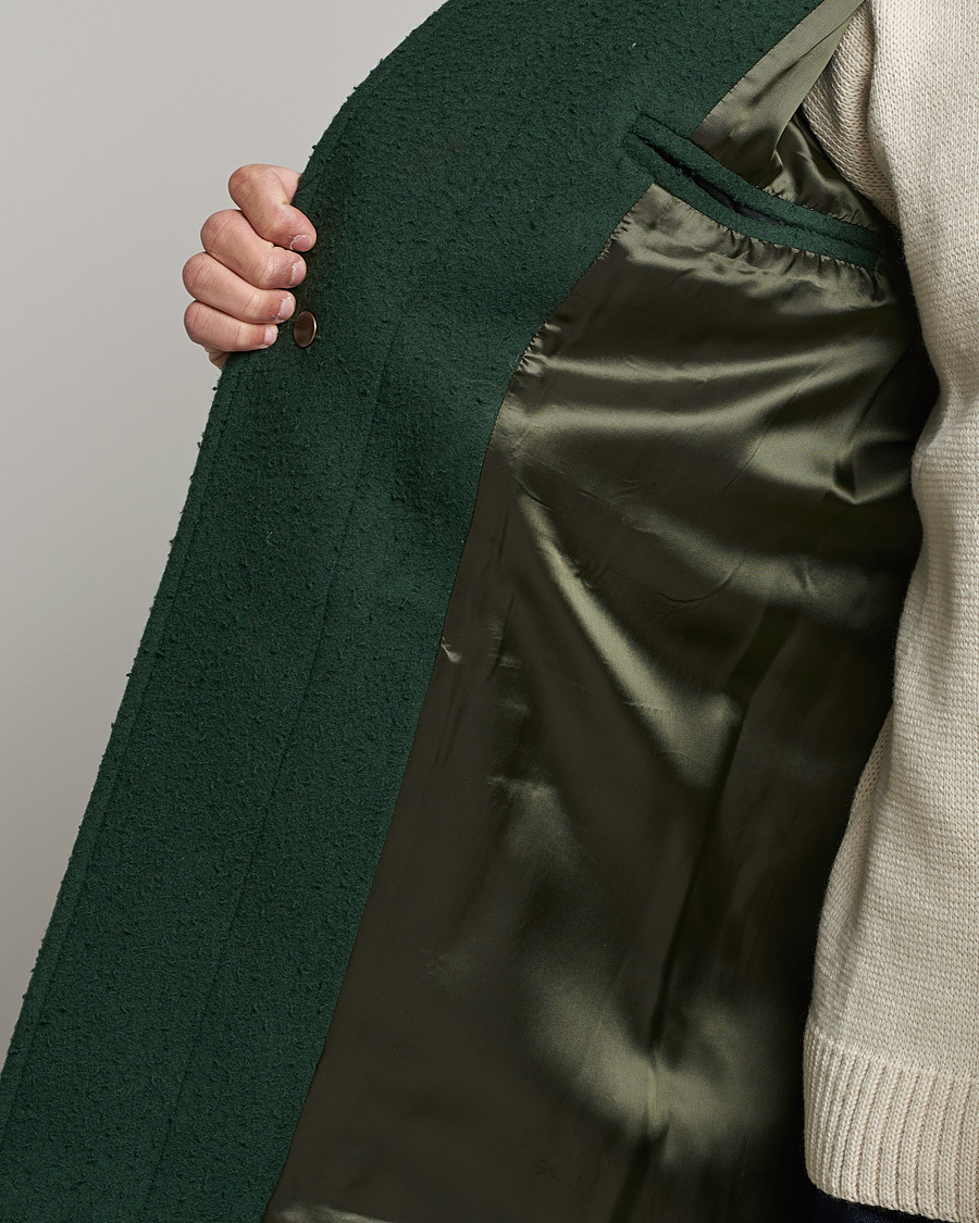Herre | Jakker | Gloverall | Monty Casentino Wool Duffle Coat Moss