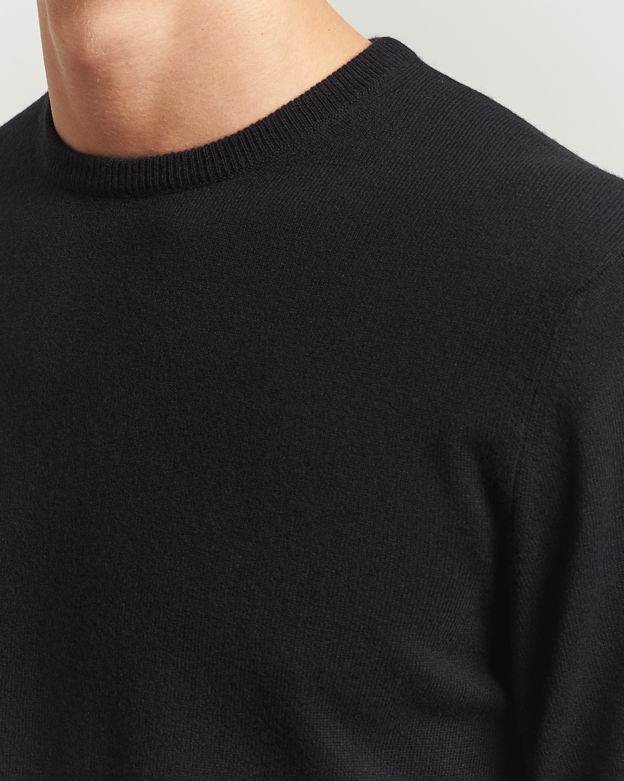 Herre | Gensere | Piacenza Cashmere | Cashmere Crew Neck Sweater Black