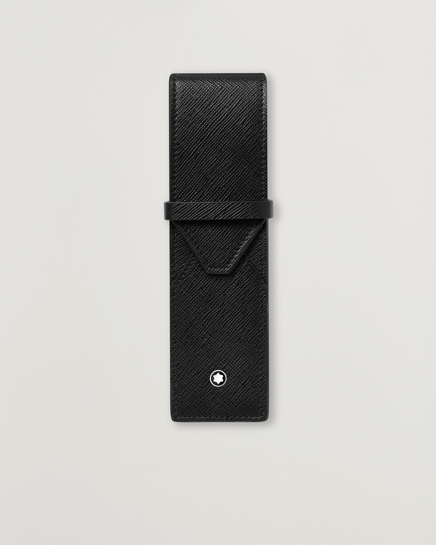 Herre | Montblanc Sartorial 2-Pen Pouch Black | Montblanc | Sartorial 2-Pen Pouch Black