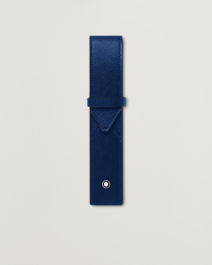 Herre | Montblanc Sartorial 1-Pen Pouch Blue | Montblanc | Sartorial 1-Pen Pouch Blue