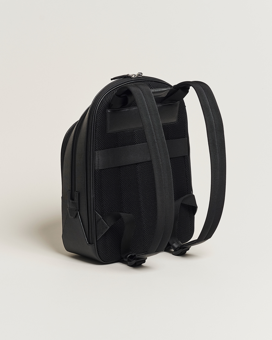 Herre | Montblanc Sartorial Medium Backpack 3 Compartments Black | Montblanc | Sartorial Medium Backpack 3 Compartments Black