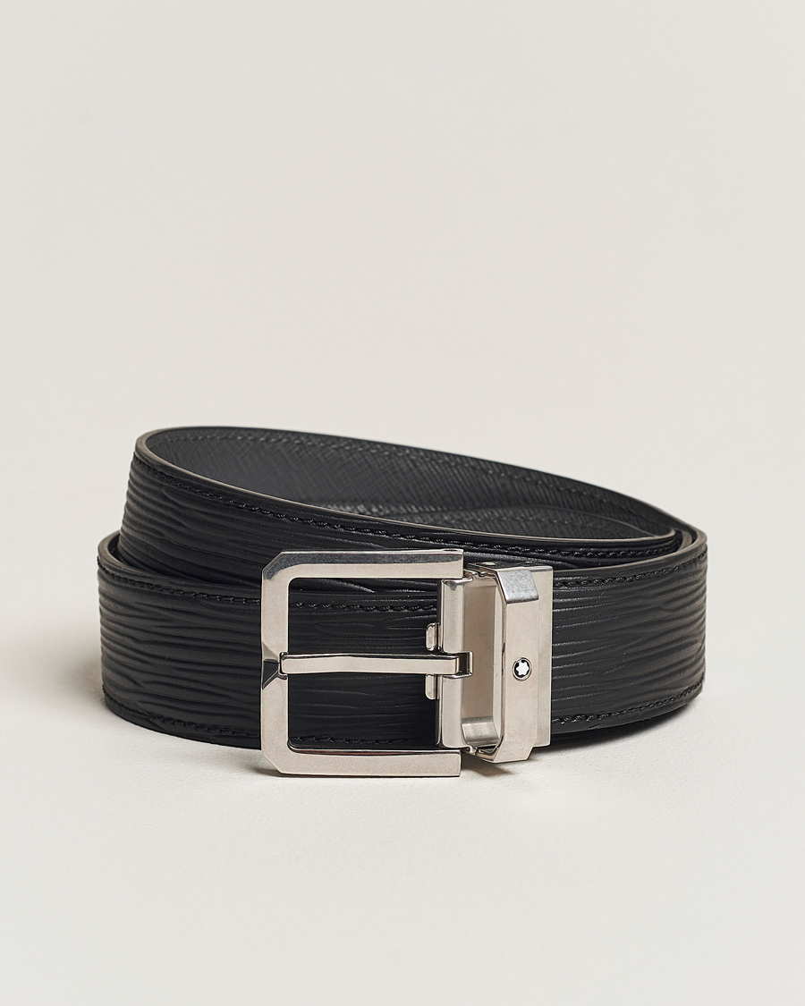 Herre | Belter | Montblanc | 35mm Leather Belt Black