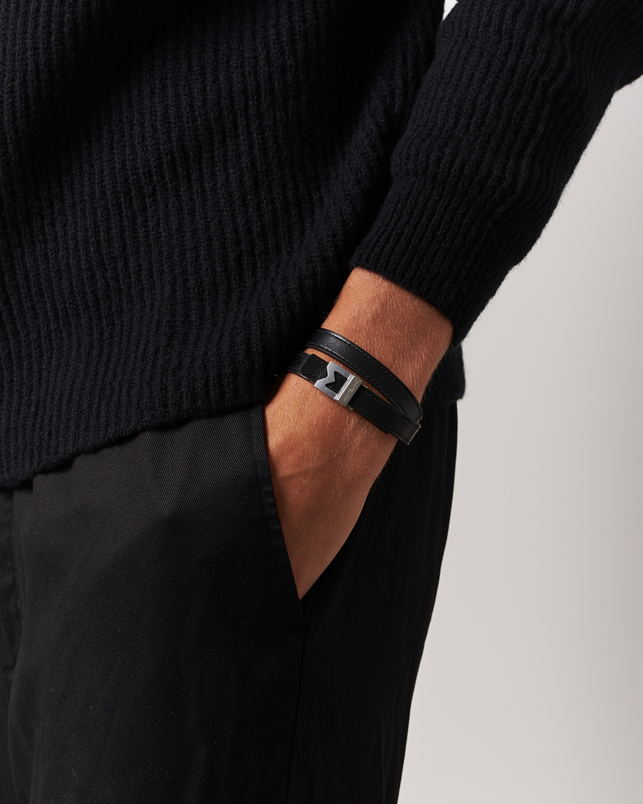 Herre | Montblanc Bracelet Steel M Logo Black | Montblanc | Bracelet Steel M Logo Black