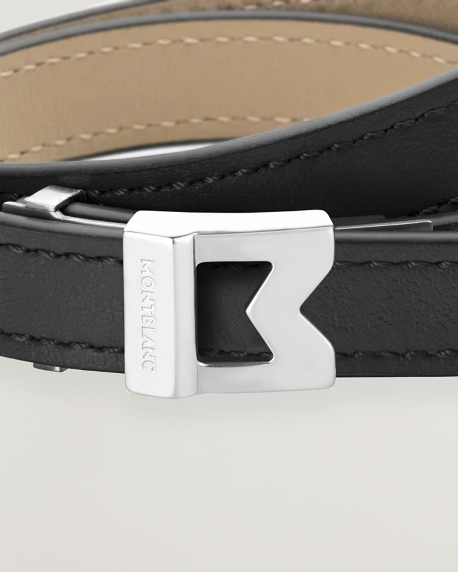 Herre | Montblanc Bracelet Steel M Logo Black | Montblanc | Bracelet Steel M Logo Black