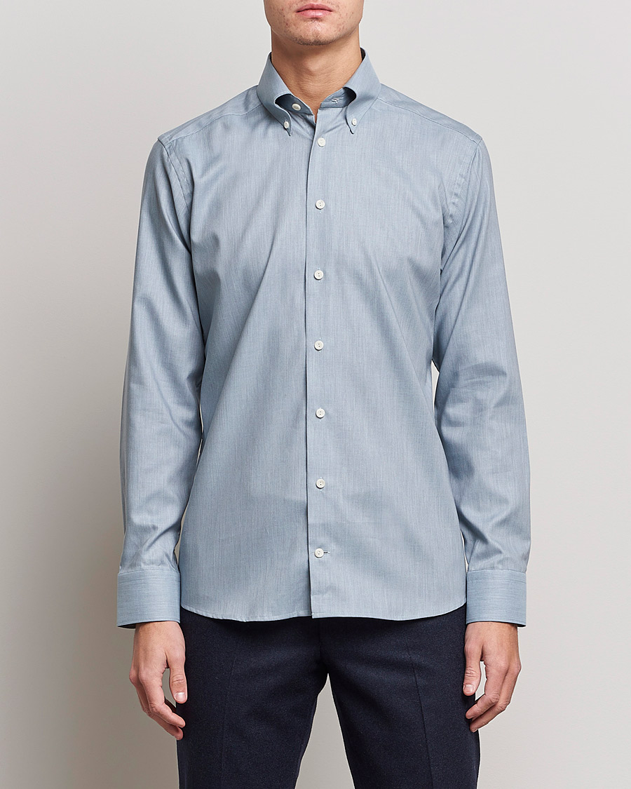 Herre | Skjorter | Eton | Wrinkle Free Button Down Oxford Shirt Light Blue 