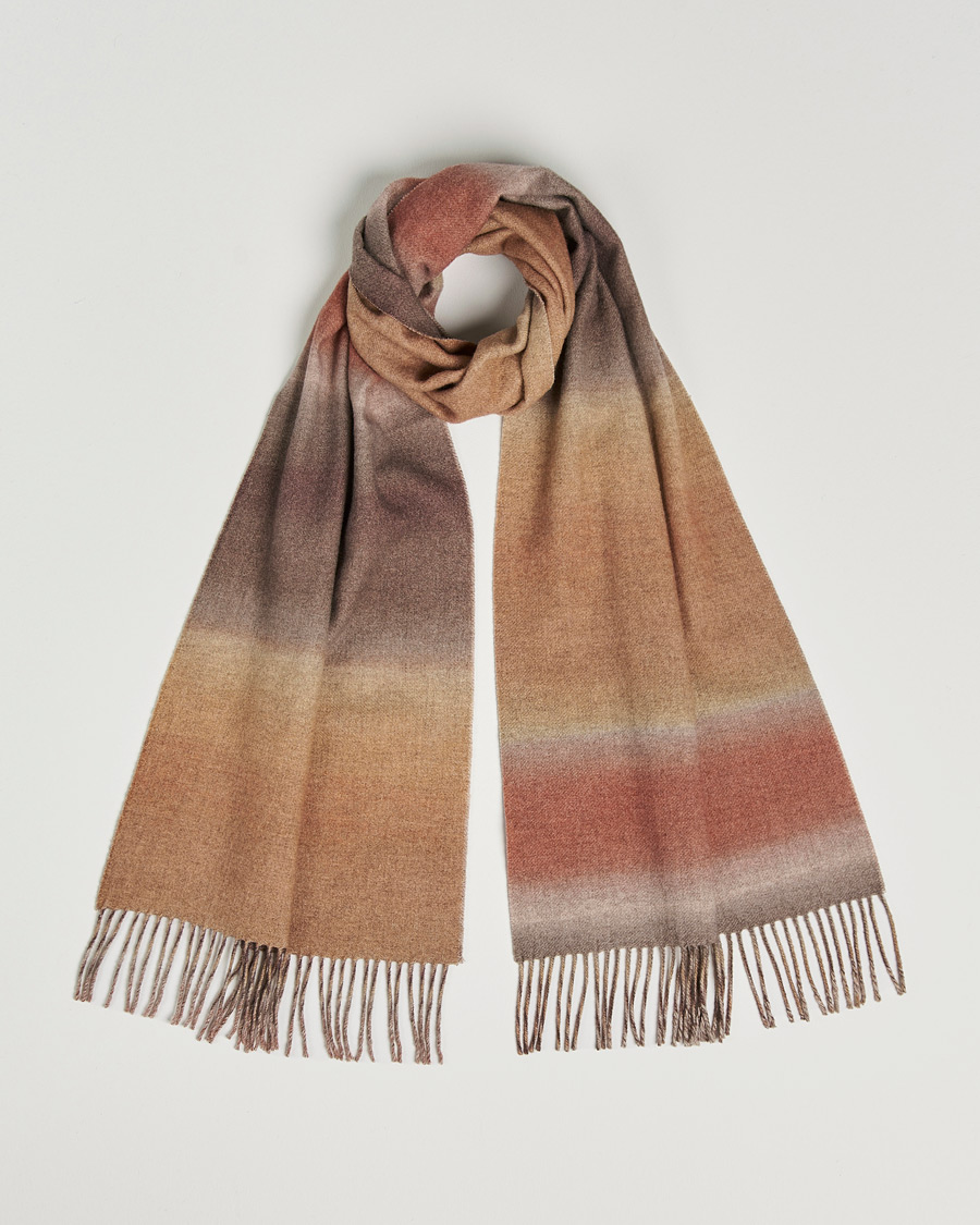 Herre | Eton Block Wool Scarf Orange | Eton | Block Wool Scarf Orange
