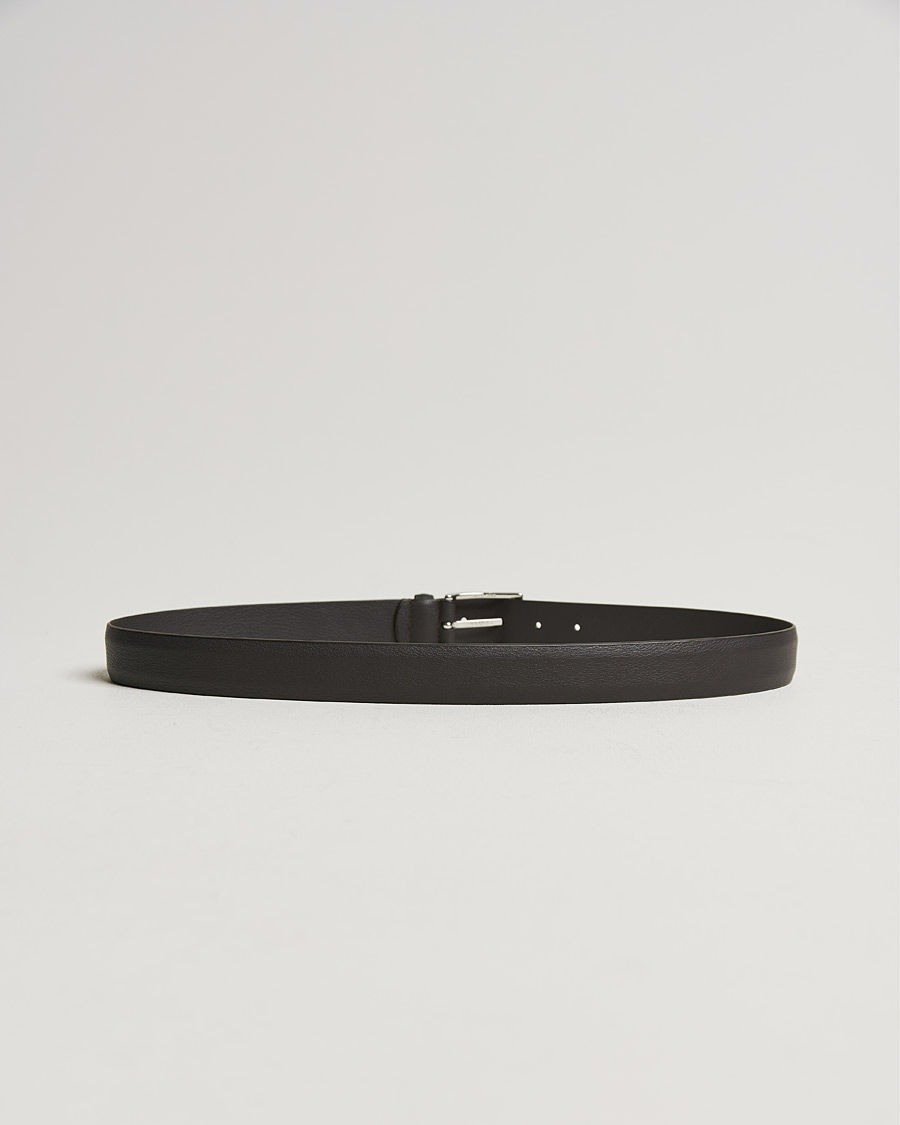 Herre | | Anderson's | Double Nappa Calf 3 cm Belt Dark Brown