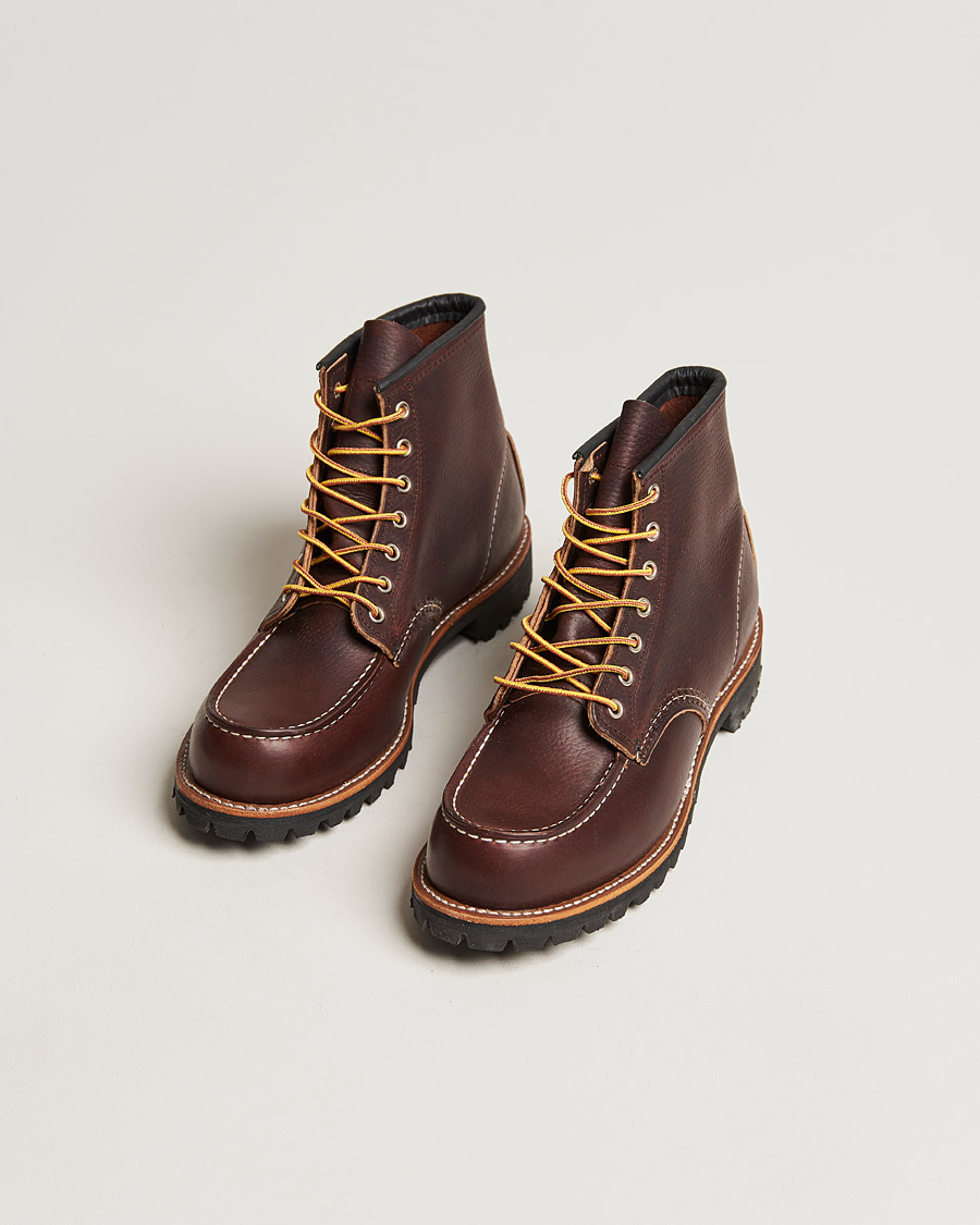 Herre | American Heritage | Red Wing Shoes | Moc Toe Boot Briar Oil Slick Leather