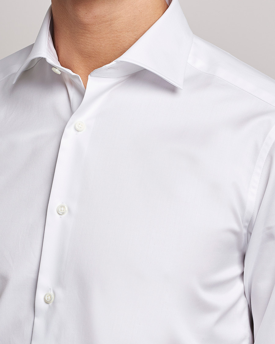 Herre | Skjorter | Stenströms | Superslim Plain Shirt White