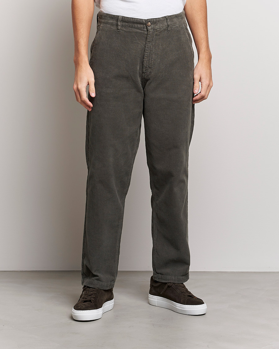 Herre | A Day's March | A Day's March | Redwood Cord Trousers Olive