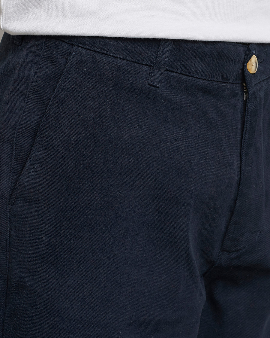 Herre | Bukser | A Day's March | Redwood Cotton/Tencel Trousers Navy