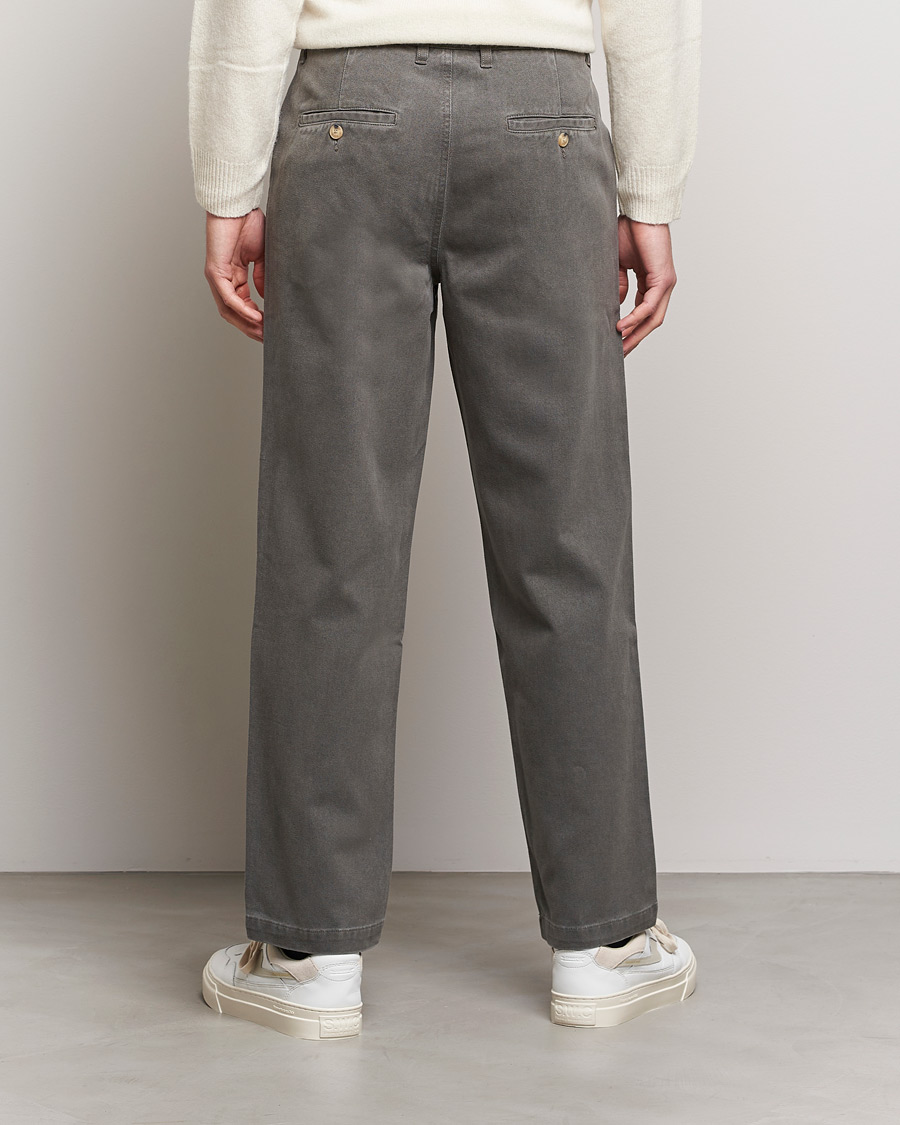 Herre | Bukser | A Day's March | Redwood Cotton/Tencel Trousers Olive