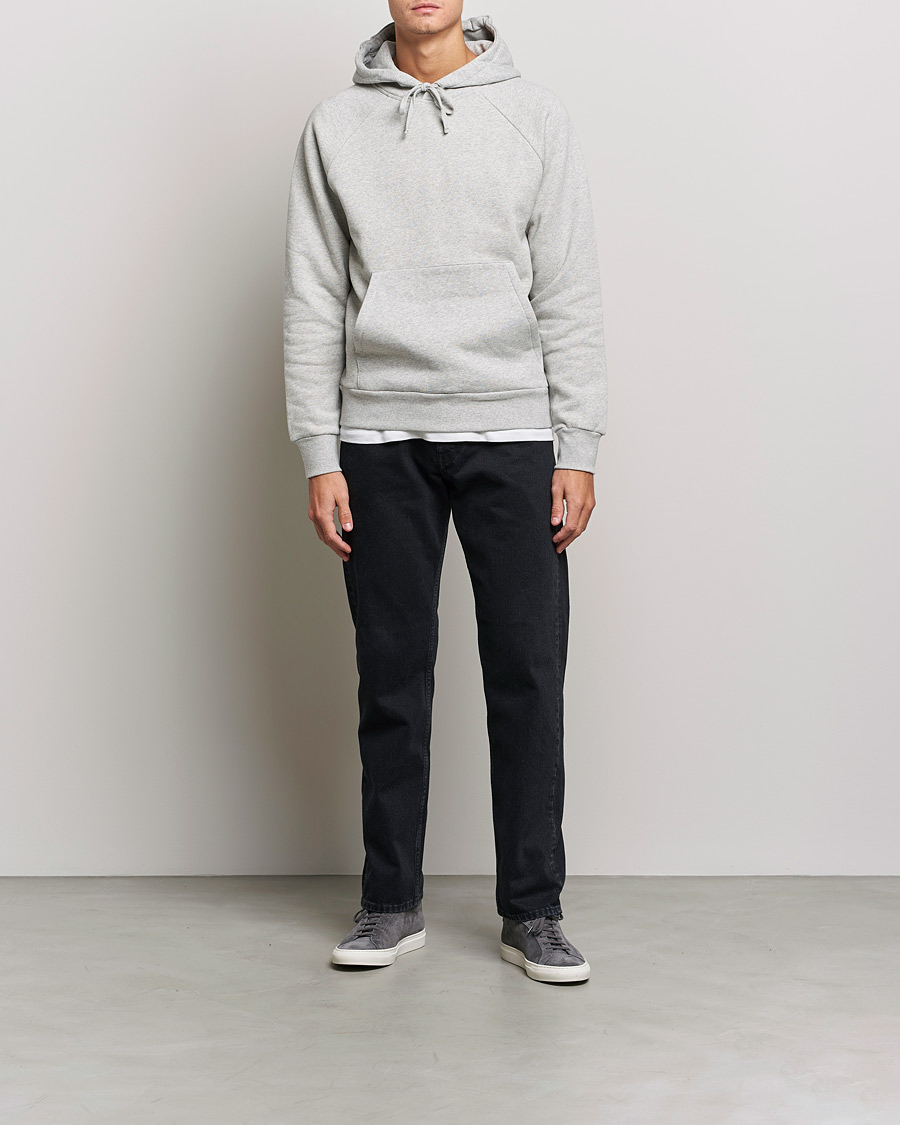 Herre | Gensere | A Day's March | Lafayette Organic Cotton Hoodie Grey Melange