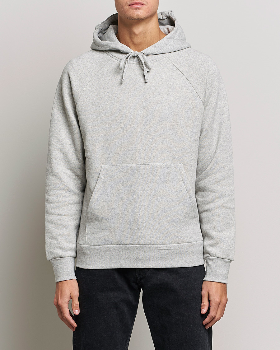 Herre | A Day's March | A Day's March | Lafayette Organic Cotton Hoodie Grey Melange