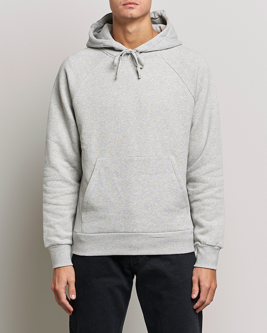 Herre | Hettegensere | A Day's March | Lafayette Organic Cotton Hoodie Grey Melange