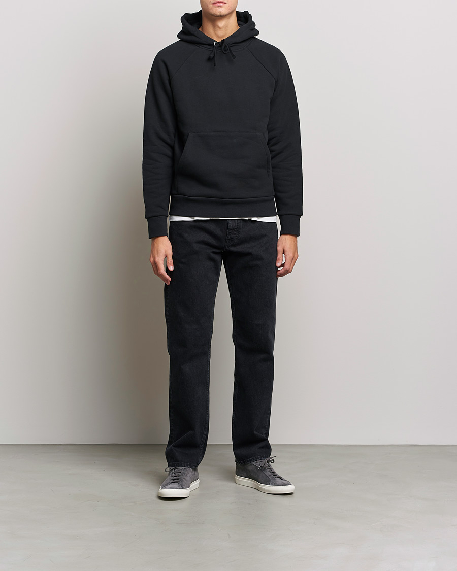 Herre | Gensere | A Day's March | Lafayette Organic Cotton Hoodie Black