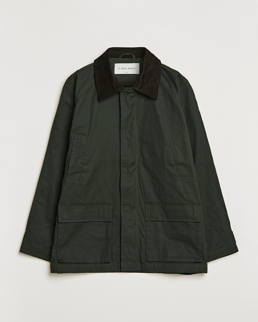 Herre | Jakker | A Day's March | Stour Waxed Jacket Olive
