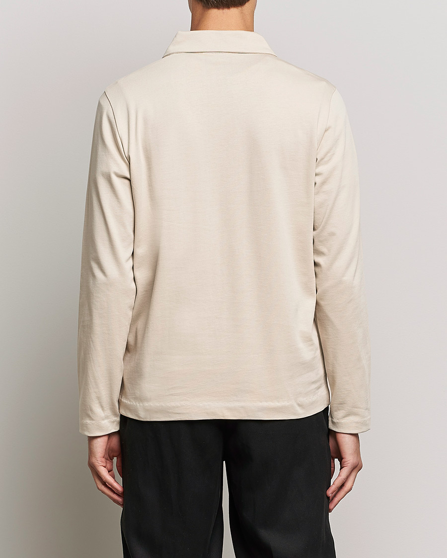 Herre | Gensere | A Day's March | Branford Long Sleeve Jersey Polo Sand