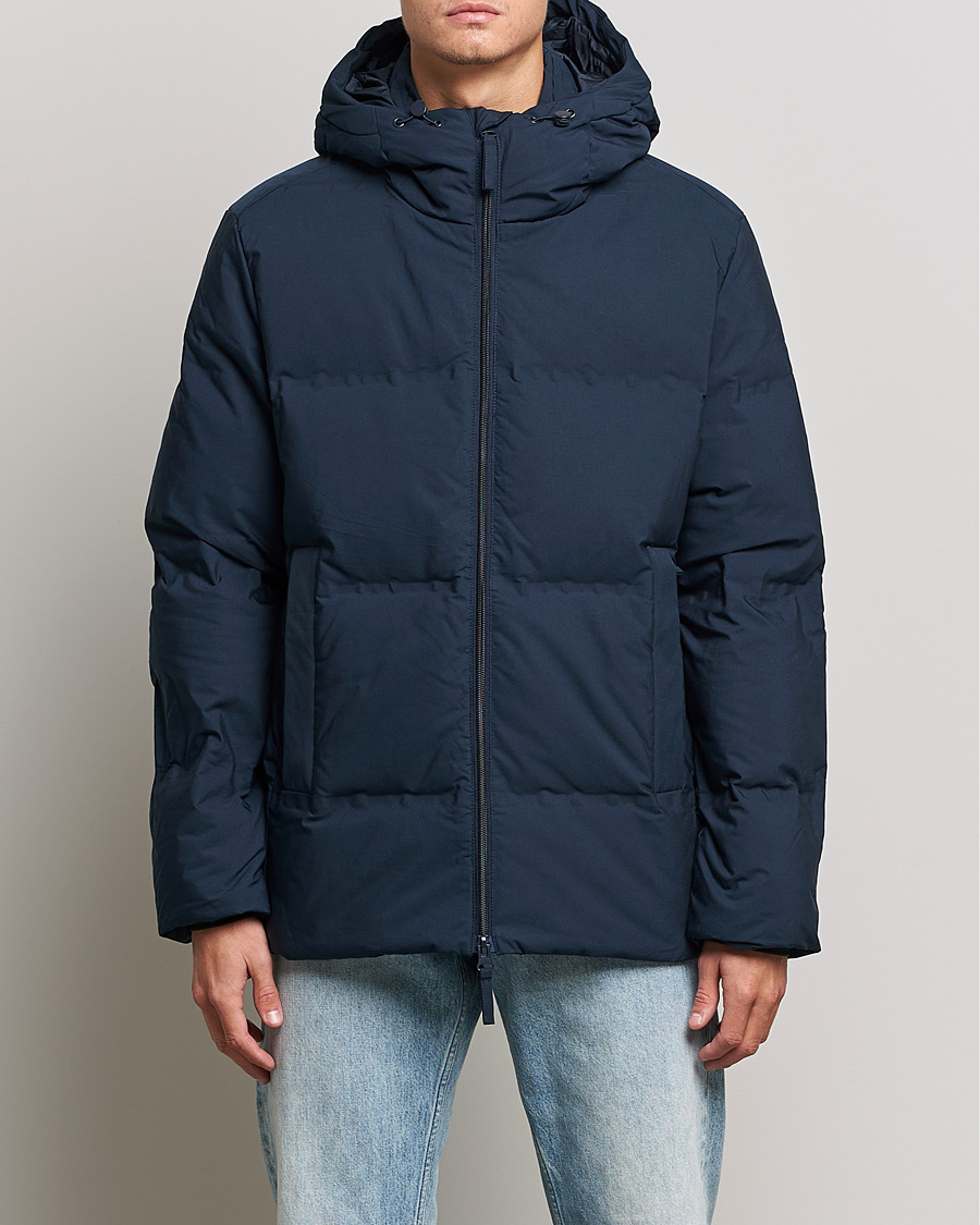Herre | Jakker | A Day's March | Yangra Puffer Jacket Matt Navy