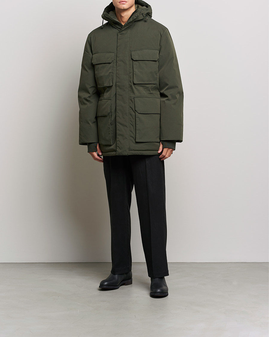 Herre | Jakker | A Day's March | Caraz Puffer Parka Olive