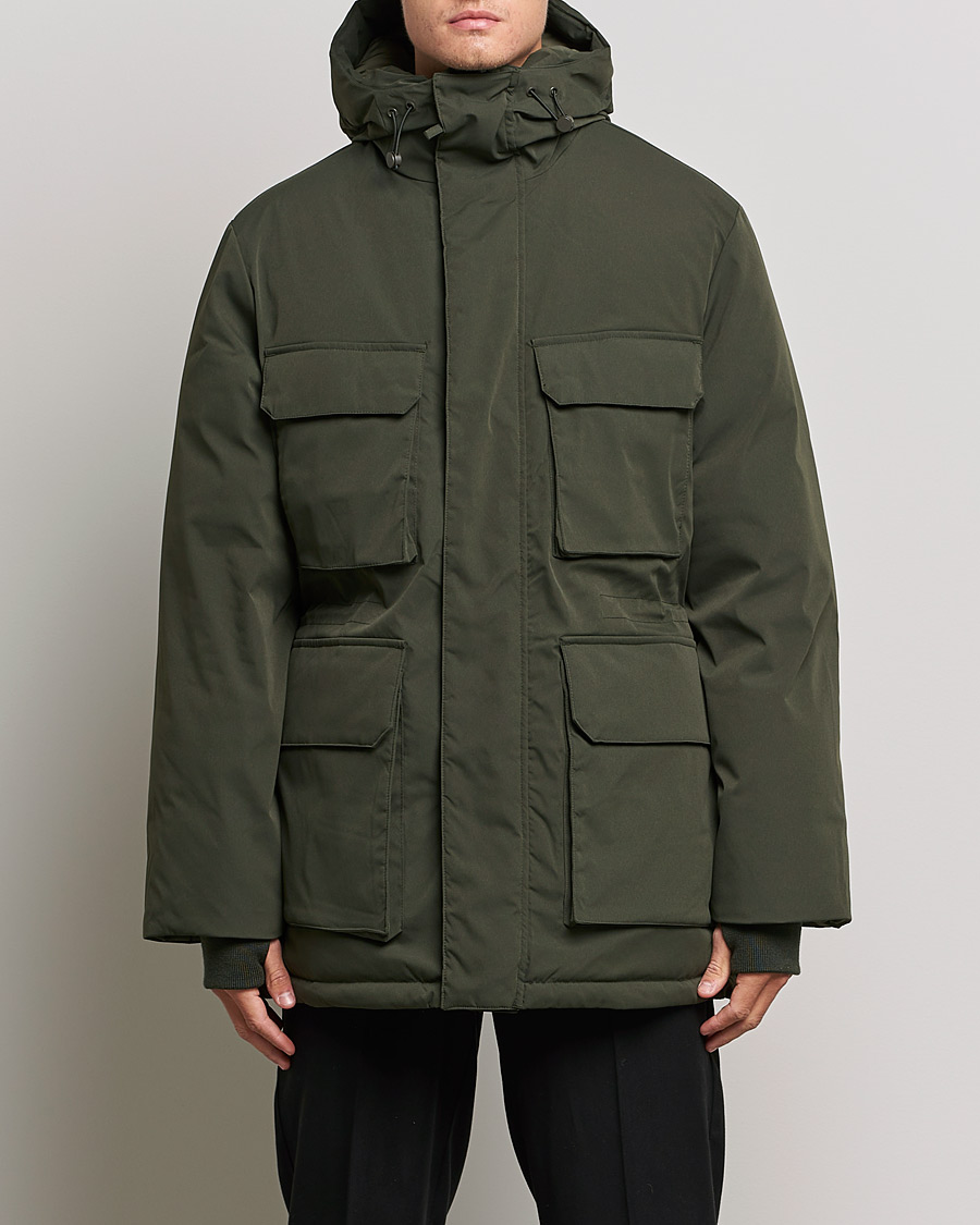 Herre | Jakker | A Day's March | Caraz Puffer Parka Olive