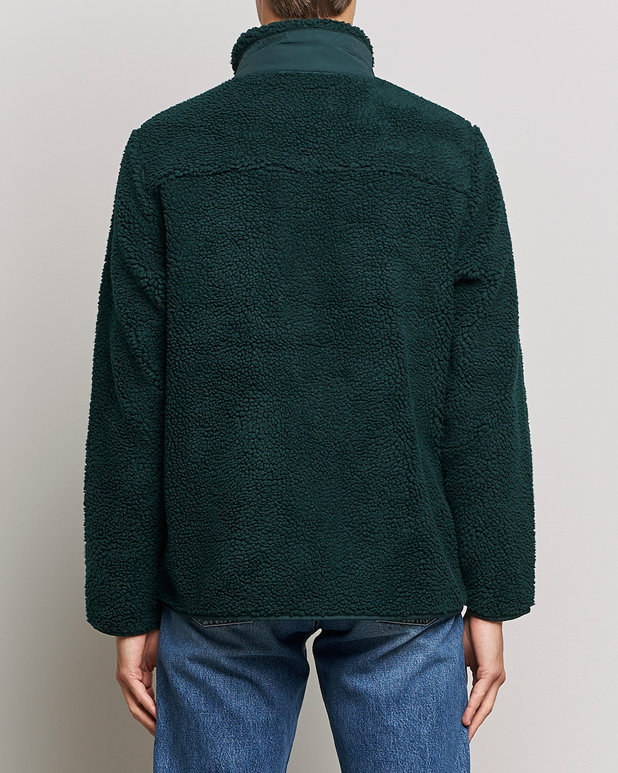 Herre | Gensere | A Day's March | Granån Recycled Fleece Jacket Bottle Green