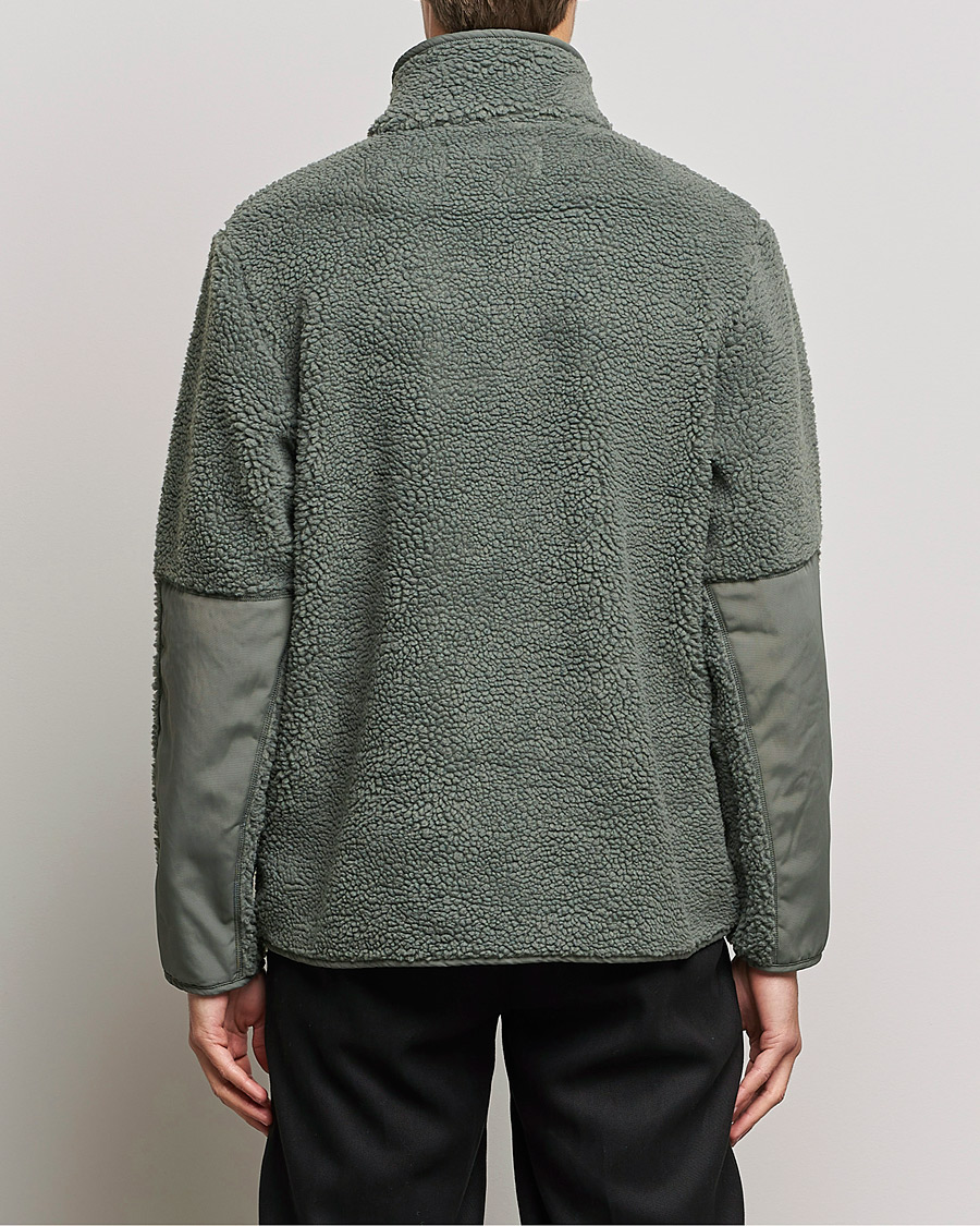 Herre | Gensere | A Day's March | Tone Pile Fleece Jacket Dusty Green