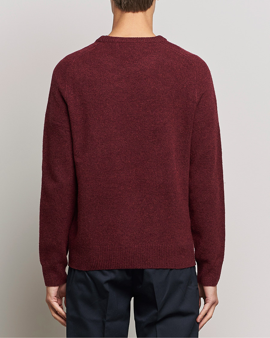 Herre | Gensere | A Day's March | Brodick Lambswool Sweater Wine